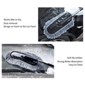 Car Duster with Long Retractable Handle & Soft Microfiber Bristles